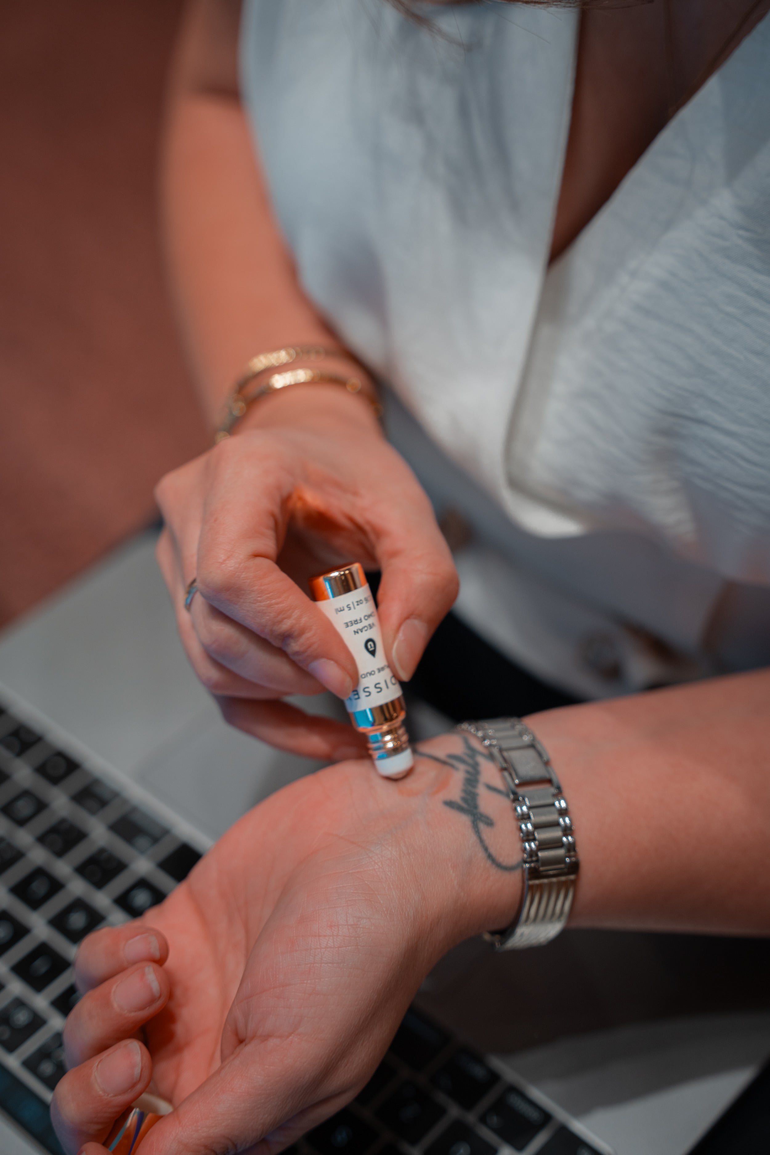 Roll-on d’huile de bois d'agar pur